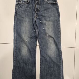 Vintage A&F Mudwash Wide Bootcut Jeans